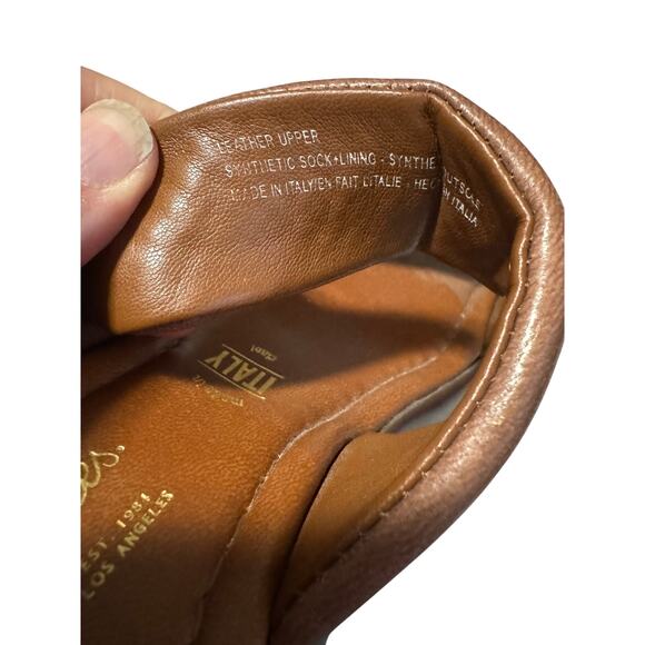 Seychelles Made in Italy Troublemaker Platform Sandals S(6) Brown 3" Rise - Picture 8 of 8